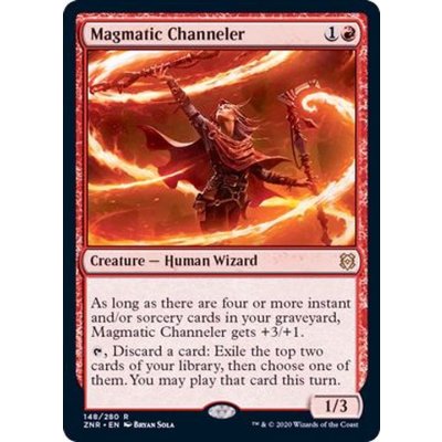 (FOIL)マグマの媒介者/Magmatic Channeler《英語》【ZNR】