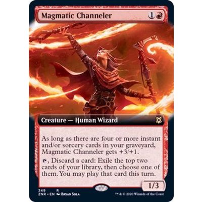(FOIL)(フルアート)マグマの媒介者/Magmatic Channeler《英語》【ZNR】