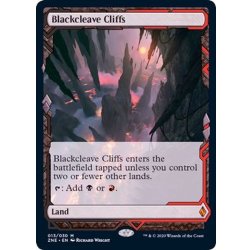 画像1: (FOIL)(フルアート)黒割れの崖/Blackcleave Cliffs《英語》【ZNE】