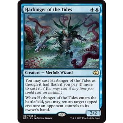 [EX+]潮流の先駆け/Harbinger of the Tides《英語》【Duel Decks: Merfolk vs. Goblins】