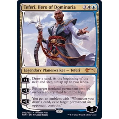 [EX](Premier Play)ドミナリアの英雄、テフェリー/Teferi, Hero of Dominaria《英語》【PRM】