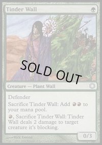 ほくちの壁/Tinder Wall《英語》【Coldsnap Theme Deck Reprints】