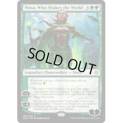 画像1: [EX+](FOIL)(プロモスタンプ)世界を揺るがす者、ニッサ/Nissa, Who Shakes the World《英語》【WAR】