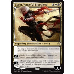 画像1: 復讐に燃えた血王、ソリン/Sorin, Vengeful Bloodlord《英語》【WAR】