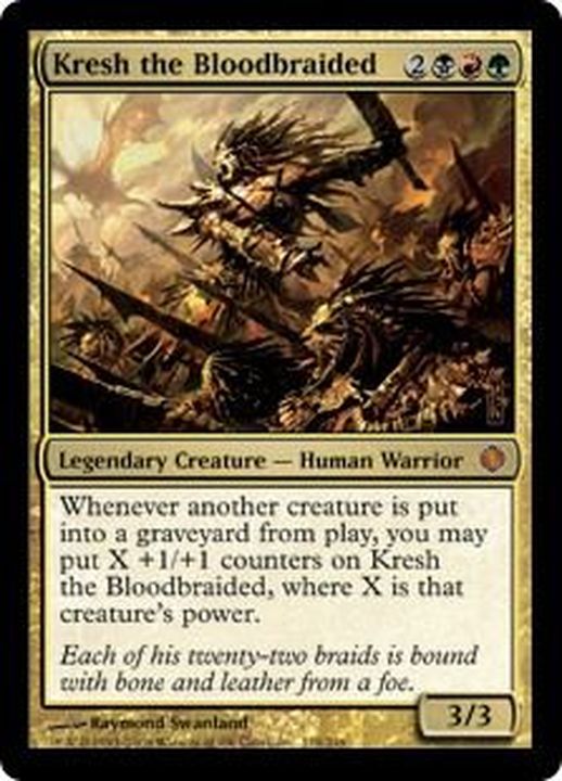Magic: The Gathering - Kresh Dalle Trecce Rosse (Kresh The Bloodbraided) - Shards Of Alara - Mythic Rare