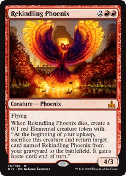 再燃するフェニックス Rekindling Phoenix 英語 Rix