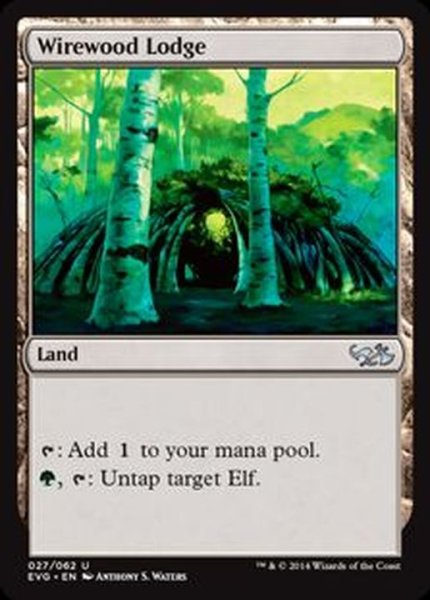 画像1: ワイアウッドの番小屋/Wirewood Lodge《英語》【Duel Decks: Anthology】 (1)