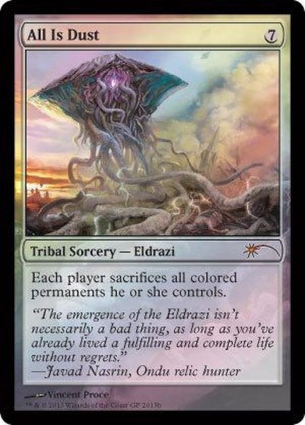 画像1: [EX+]全ては塵/All Is Dust《英語》【Grand Prix Promos】 (1)