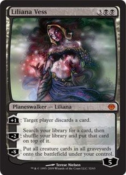 画像1: [EX]リリアナ・ヴェス/Liliana Vess《英語》【Duel Decks: Garruk vs. Liliana】 (1)