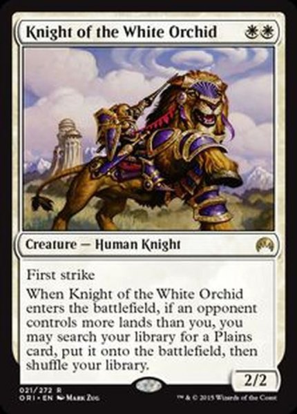 画像1: 白蘭の騎士/Knight of the White Orchid《英語》【ORI】 (1)