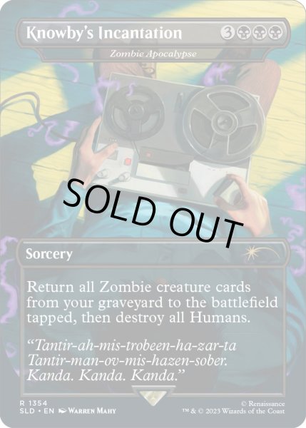 画像1: (FOIL)(1354)Knowby’s Incantation　//　ゾンビの黙示録/Zombie Apocalypse《英語》【SLD】 (1)