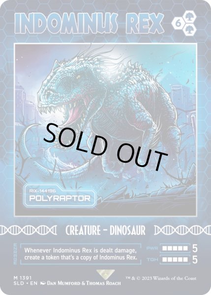 画像1: [EX+](FOIL)(1391)Indominus Rex　//　万猛竜/Polyraptor《英語》【SLD】 (1)