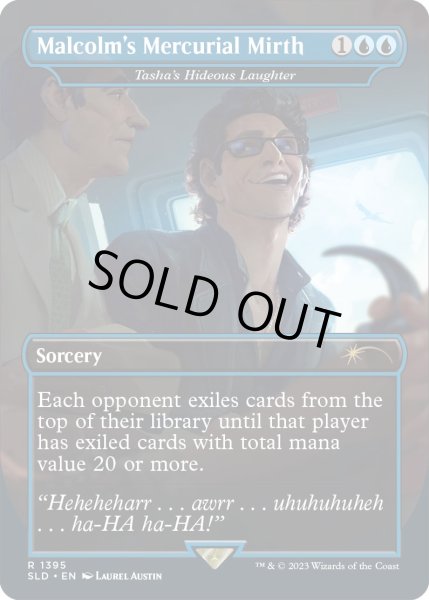 画像1: [EX+](FOIL)(1395)Malcolm’s Mercurial Mirth　//　ターシャズ・ヒディアス・ラフター/Tasha’s Hideous Laughter《英語》【SLD】 (1)