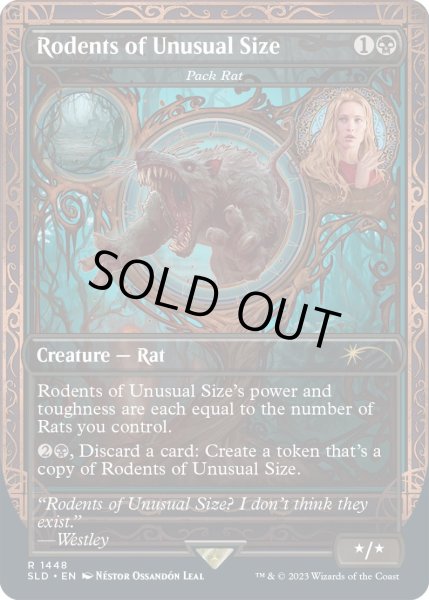 画像1: (FOIL)(1448)Rodents of Unusual Size　//　群れネズミ/Pack Rat《英語》【SLD】 (1)