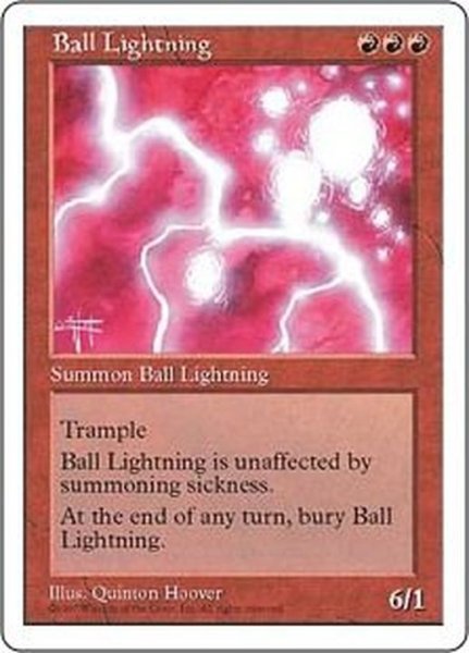 画像1: [EX]ボール・ライトニング/Ball Lightning《日本語》【5ED】 (1)