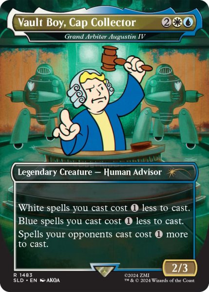 画像1: (FOIL)(1483)Vault Boy, Cap Collector　//　アウグスティン四世大判事/Grand Arbiter Augustin IV《英語》【SLD】 (1)
