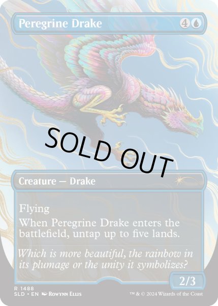 画像1: (FOIL)(1488)流浪のドレイク/Peregrine Drake《英語》【SLD】 (1)