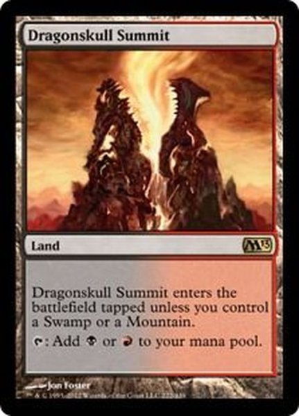 画像1: 竜髑髏の山頂/Dragonskull Summit《英語》【M13】 (1)