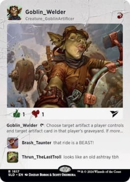 画像1: (1617)ゴブリンの溶接工/Goblin Welder《英語》【SLD】 (1)