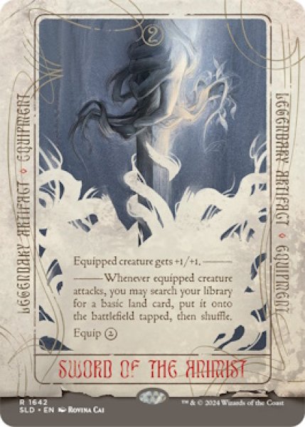 画像1: (FOIL)(1642)精霊信者の剣/Sword of the Animist《英語》【SLD】 (1)