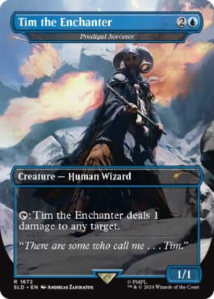 画像1: [EX+](FOIL)(1672)Tim the Enchanter　//　放蕩魔術師/Prodigal Sorcerer《英語》【SLD】 (1)