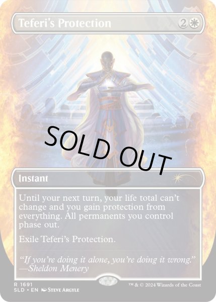 画像1: (FOIL)(1691)テフェリーの防御/Teferi's Protection《英語》【SLD】 (1)
