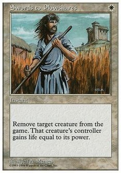 画像1: [PLD]剣を鍬に/Swords to Plowshares《英語》【Anthologies(4ED)】 (1)