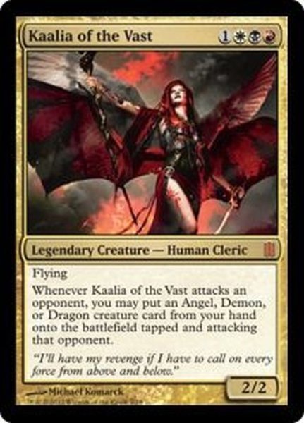 画像1: [EX]巨大なるカーリア/Kaalia of the Vast《英語》【Commander's Arsenal】 (1)