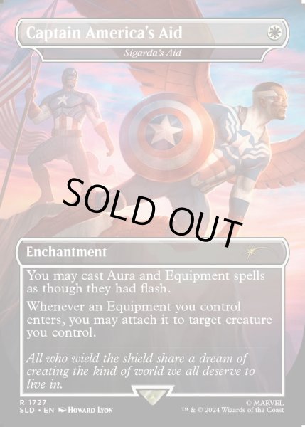 画像1: (FOIL)(1727)Captain America's Aid　//　シガルダの助け/Sigarda’s Aid《英語》【SLD】 (1)