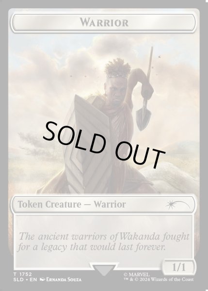 画像1: (FOIL)(1752)戦士トークン/Warrior Token《英語》【SLD】 (1)