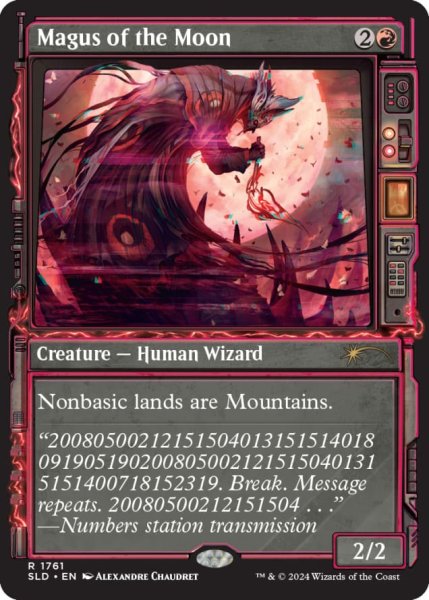 画像1: [EX+](FOIL)(1761)月の大魔術師/Magus of the Moon《英語》【SLD】 (1)