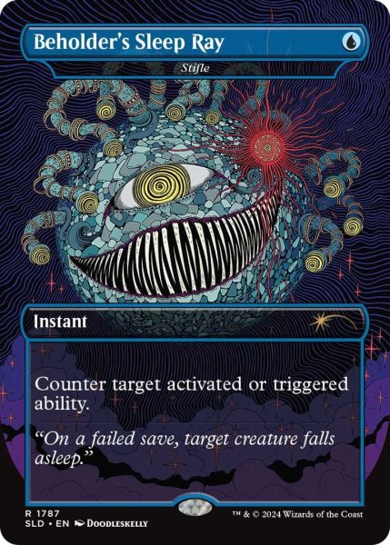 画像1: [EX](1787)Beholder's Sleep Ray　//　もみ消し/Stifle《英語》【SLD】 (1)