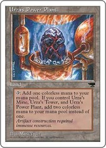 画像1: [EX+](RockinPot)ウルザの魔力炉/Urza's Power Plant《英語》【CHR】 (1)