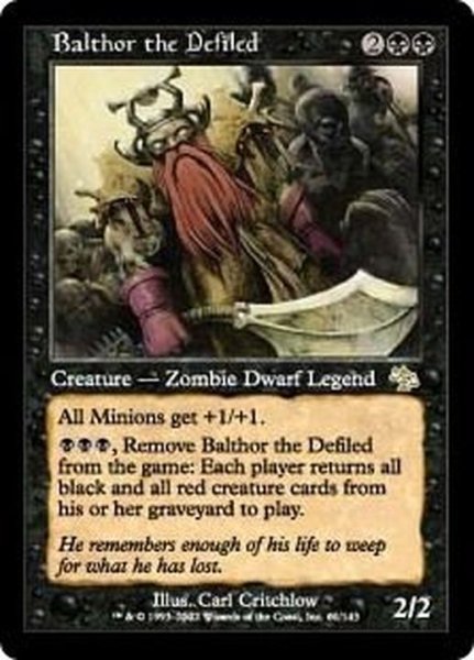 画像1: [EX]汚らわしき者バルソー/Balthor the Defiled《英語》【JUD】 (1)