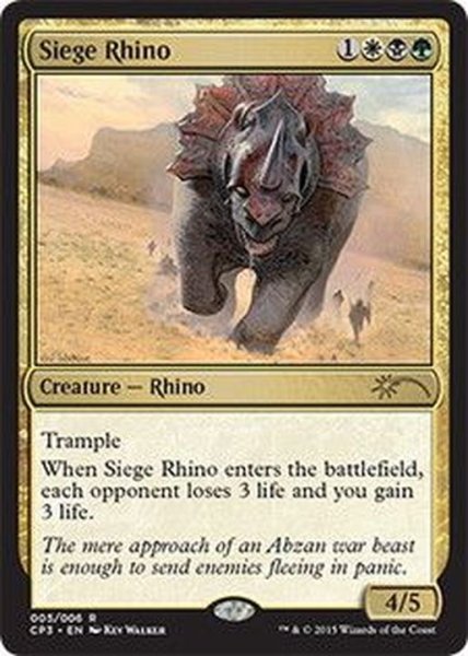 画像1: [EX+]包囲サイ/Siege Rhino《英語》【Unique and Miscellaneous Promos】 (1)