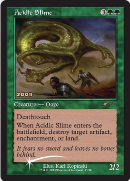 画像1: [EX+](FOIL)(2009)酸のスライム/Acidic Slime《英語》【PRM】 (1)