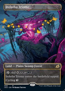 インダサのトライオーム foil  拡張　ショーケース  4枚　通常パック版 インダサのトライオーム/Indatha Triome - カードラッシュ[MTG]