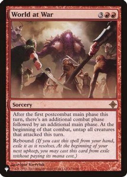 画像1: [EX+]世界大戦/World at War《英語》【Reprint Cards(The List)】 (1)