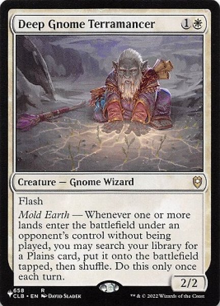 画像1: [EX]ディープ・ノームの地形術師/Deep Gnome Terramancer《英語》【Reprint Cards(The List)】 (1)