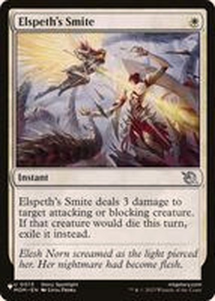 画像1: エルズペスの強打/Elspeth's Smite《英語》【Reprint Cards(The List)】 (1)