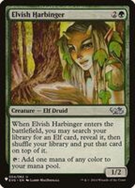 画像1: [EX+]エルフの先触れ/Elvish Harbinger《英語》【Reprint Cards(The List)】 (1)
