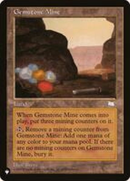 画像1: [EX](WTH)宝石鉱山/Gemstone Mine《英語》【Reprint Cards(The List)】 (1)
