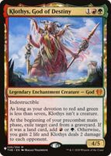 画像1: [PLD]運命の神、クローティス/Klothys, God of Destiny《英語》【Reprint Cards(The List)】 (1)