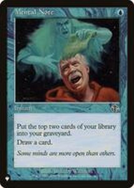画像1: [EX]留意/Mental Note《英語》【Reprint Cards(The List)】 (1)