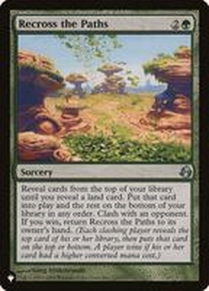 画像1: [EX+]小道の再交差/Recross the Paths《英語》【Reprint Cards(The List)】 (1)
