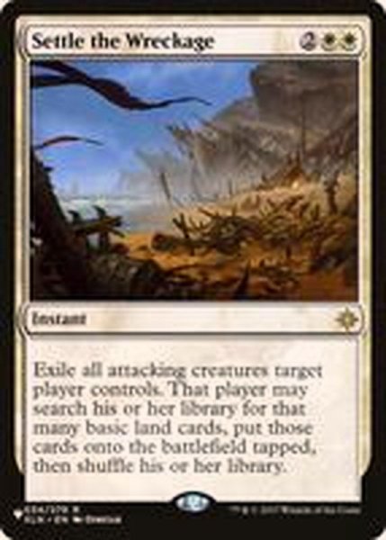 画像1: [EX+]残骸の漂着/Settle the Wreckage《英語》【Reprint Cards(The List)】 (1)