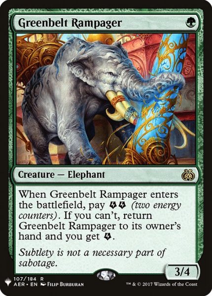画像1: [EX+]緑地帯の暴れ者/Greenbelt Rampager《英語》【Reprint Cards(The List)】 (1)