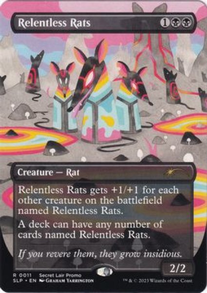画像1: (FOIL)(0011)執拗なネズミ/Relentless Rats《英語》【Secret Lair Showdown】 (1)