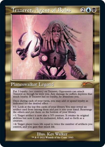 画像1: (FOIL)(1043)ボーラスの工作員、テゼレット/Tezzeret, Agent of Bolas《英語》【SLD】 (1)