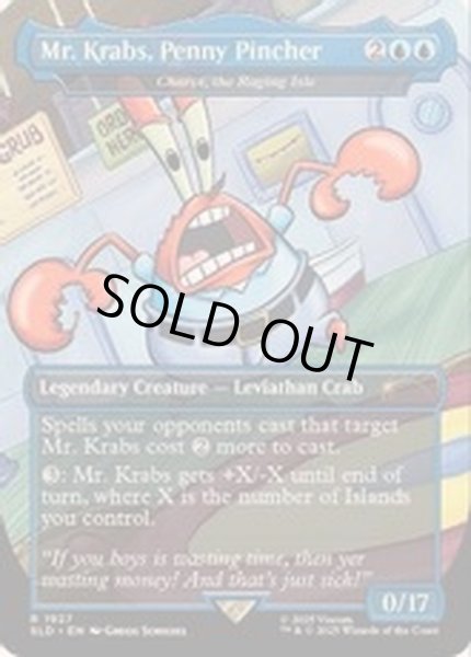 画像1: [EX+](1927)Mr. Krabs, Penny Pincher　//　怒り狂う島嶼、キャリクス/Charix, the Raging Isle《英語》【SLD】 (1)